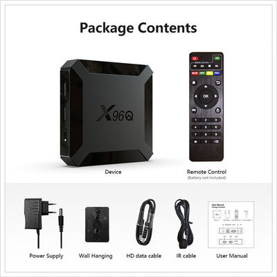 X96Q Smart Allwinner OTT Android TV Box H313 Quad Core 2GB 16GB Kontrol Suara