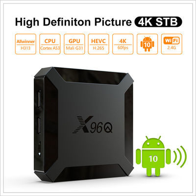 X96Q Smart Allwinner OTT Android TV Box H313 Quad Core 2GB 16GB Kontrol Suara