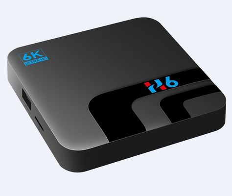 Full HD 6K Qplus Internasional  Penerima Kotak OTT H6 Quad Core 4GB 32GB