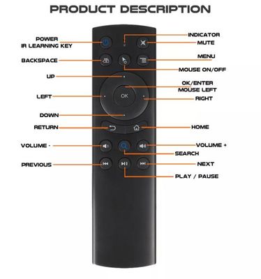 Multifungsi IR Belajar Suara Bluetooth Remote Control DC 2.2v-3.6v