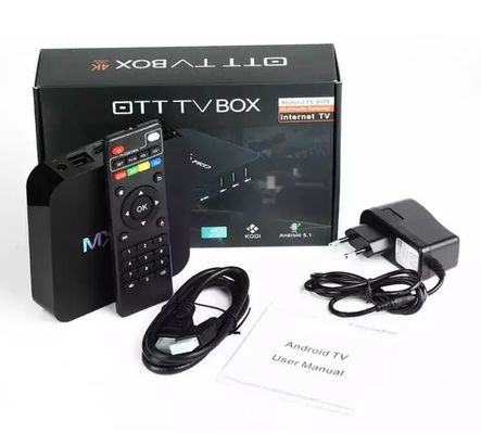 HD Gratis Untuk Mengudara  OTT TV Box MXQ PRO 4K 4 Core 64bit Android 7.1 H.265
