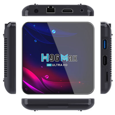 H96 MAX 4k Ultra HD 3D Android11 ​​Kotak Pengaturan  Kontrol Suara Google