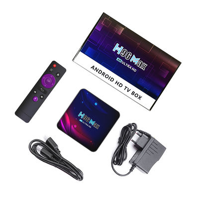 H96 MAX 4k Ultra HD 3D Android11 ​​Kotak Pengaturan  Kontrol Suara Google