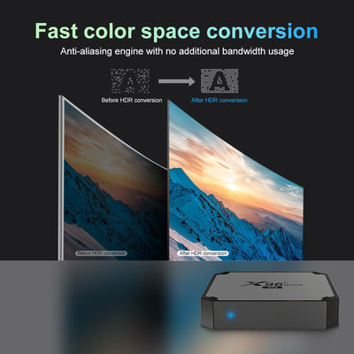 4K Smart X96 Mini Ott Tv Box Pemain Android S905w4 2.4g 5g
