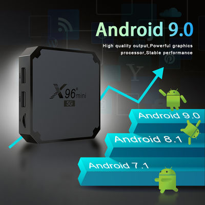Kotak Penyiapan OTT IP Pintar Android 5G  X96 Mini S905W4 Pemain