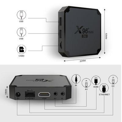 Kotak Penyiapan OTT IP Pintar Android 5G  X96 Mini S905W4 Pemain