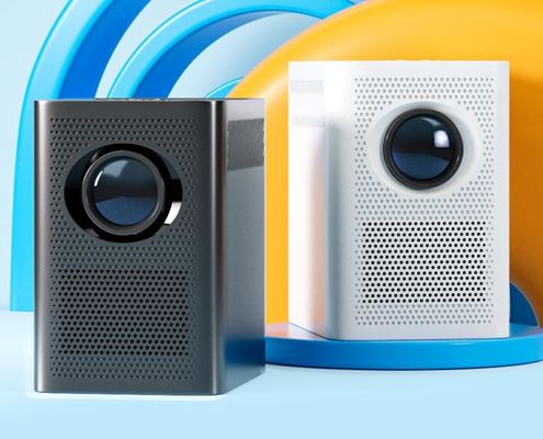 RK3128 Proyektor Multimedia Led Mini Portabel Android Nirkabel FHD1080p