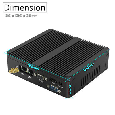 Dual Lan RS232 Desktop Workstation Industri Komputer PC J1900 Quad Core
