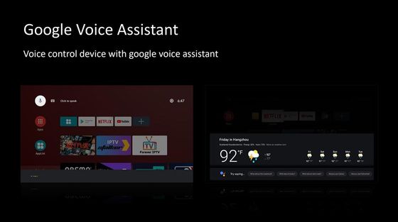 1080P HD Google Tv Box 4K ATV Asisten Suara Media Player 2.4G 5G