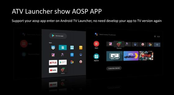 3D 4K OTT Smart Box Google Tv Box Dengan Jaringan Yang Andal Quad Core 4K ATV Player