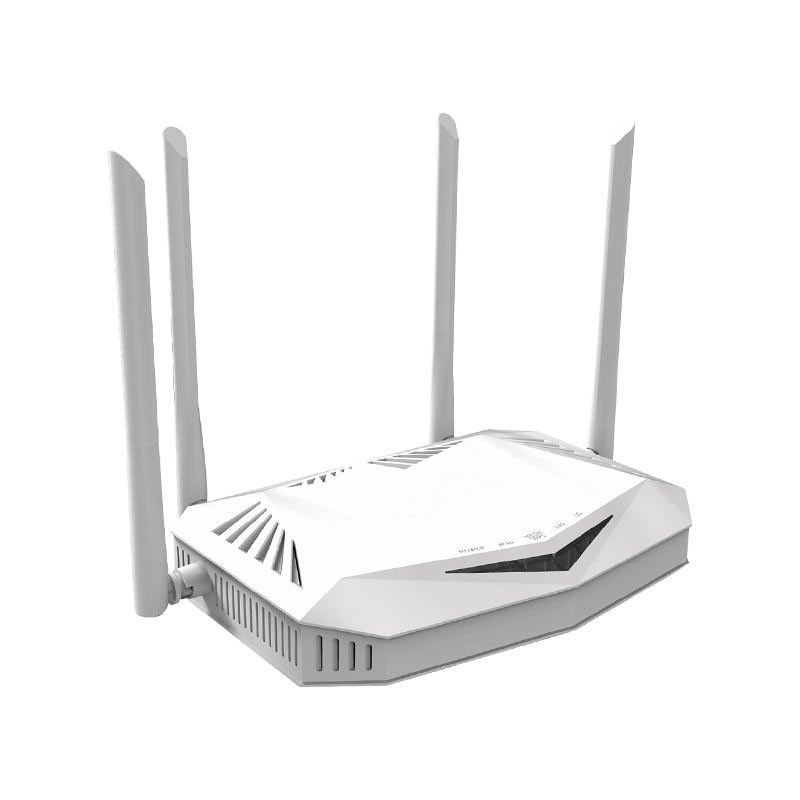 Fiber Optic Modem Router Dual Band Gigabit Long Range AX1800 Wireless Wifi Router Untuk Rumah Besar